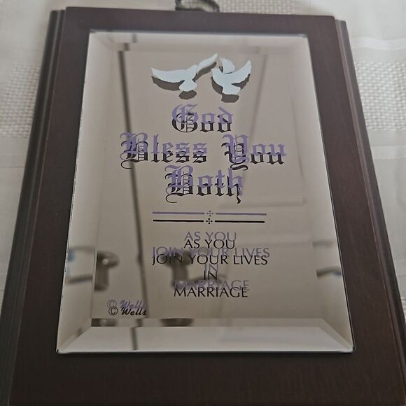 Wells Wooden Hanging Picture Frame For Wedding Couple 6×8 - Picture 6 of 16